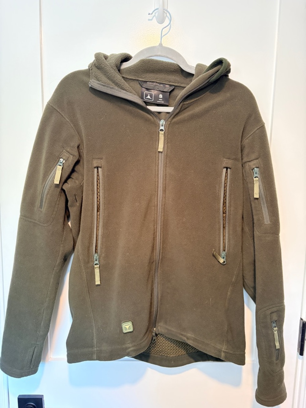 Triple Aught Design Tactical Ranger Hoodie Olive Green Fleece Jacket Size Small